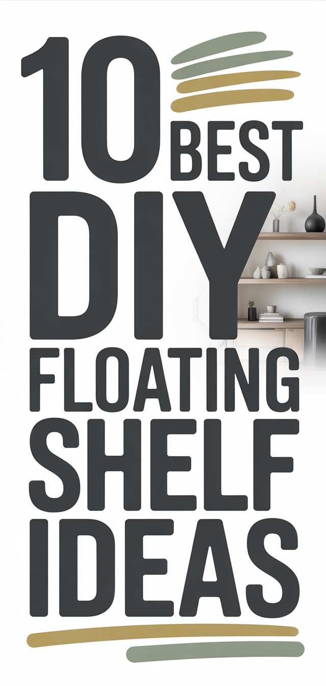 10 Best DIY Floating Shelf Ideas