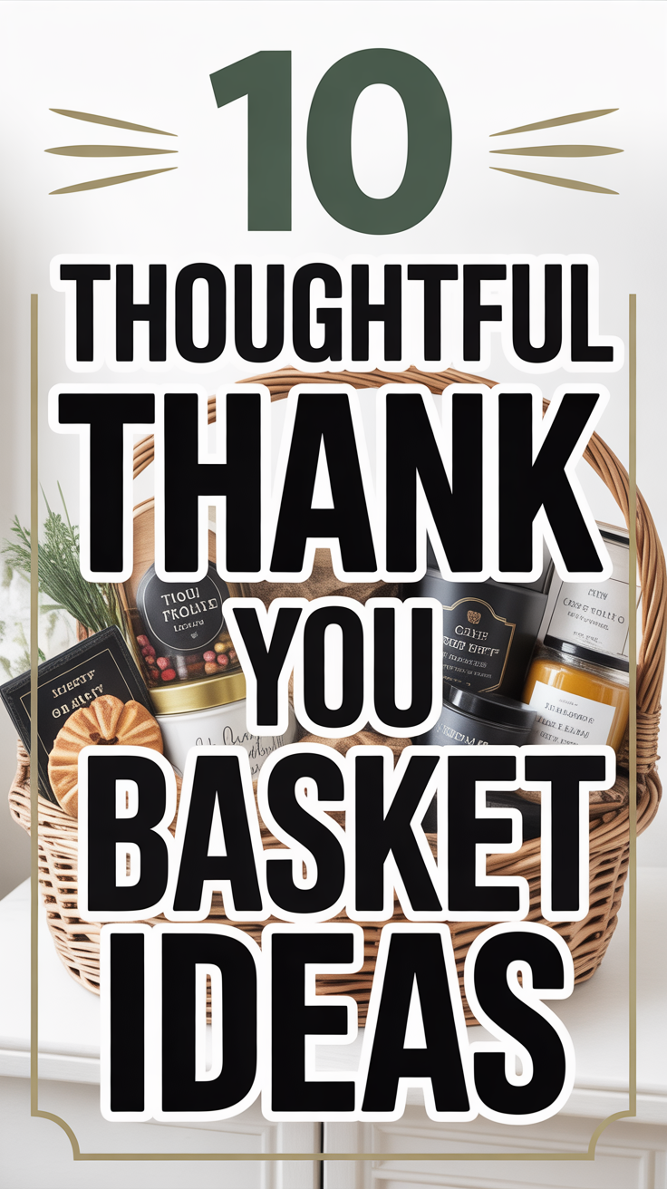 10 Thoughtful Thank You Basket Ideas