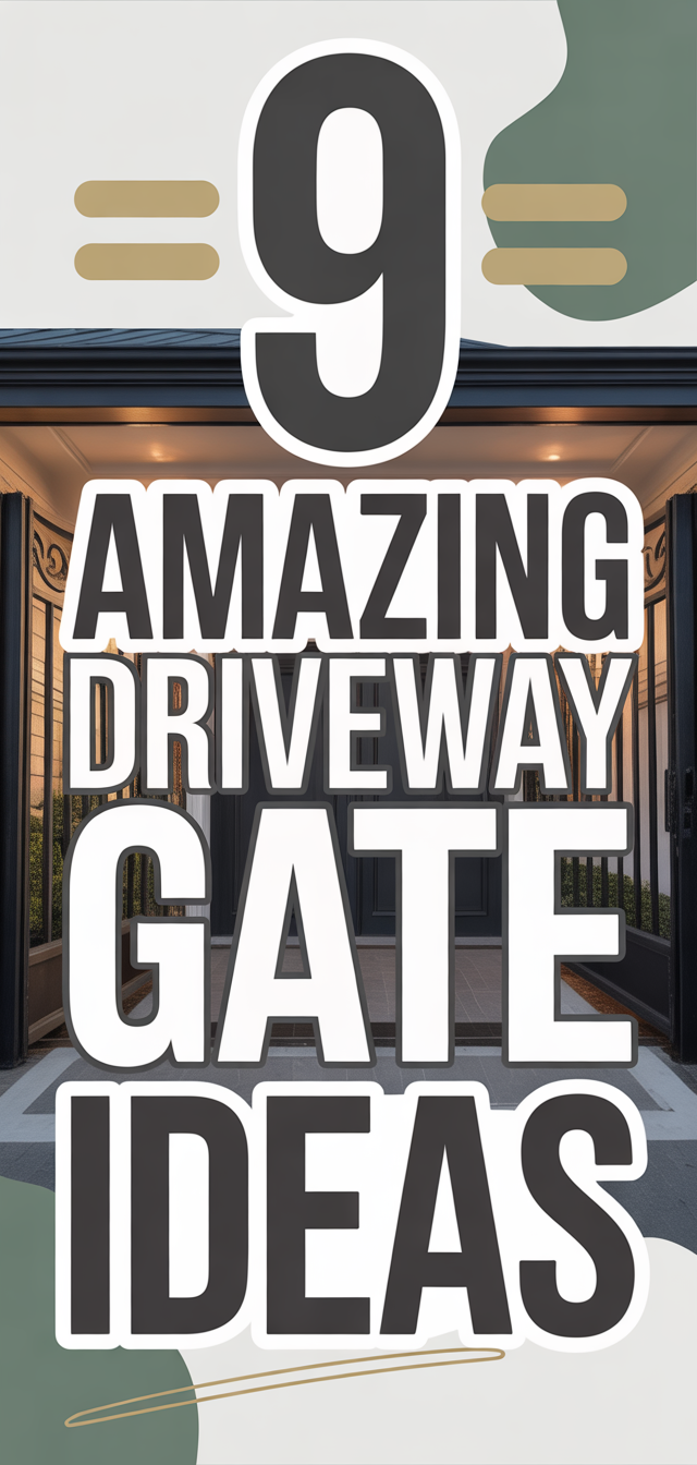 9 Amazing Driveway Gate Ideas