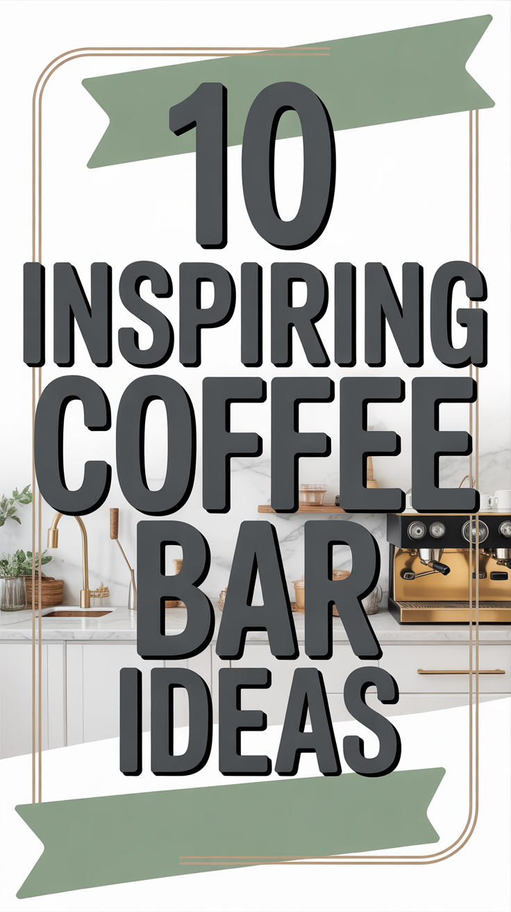 10 Inspiring Coffee Bar Ideas
