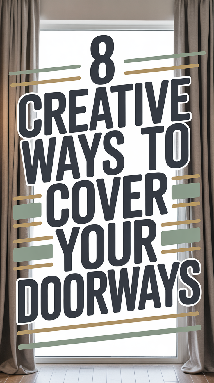 8 Creative Ways to Cover Your Doorways