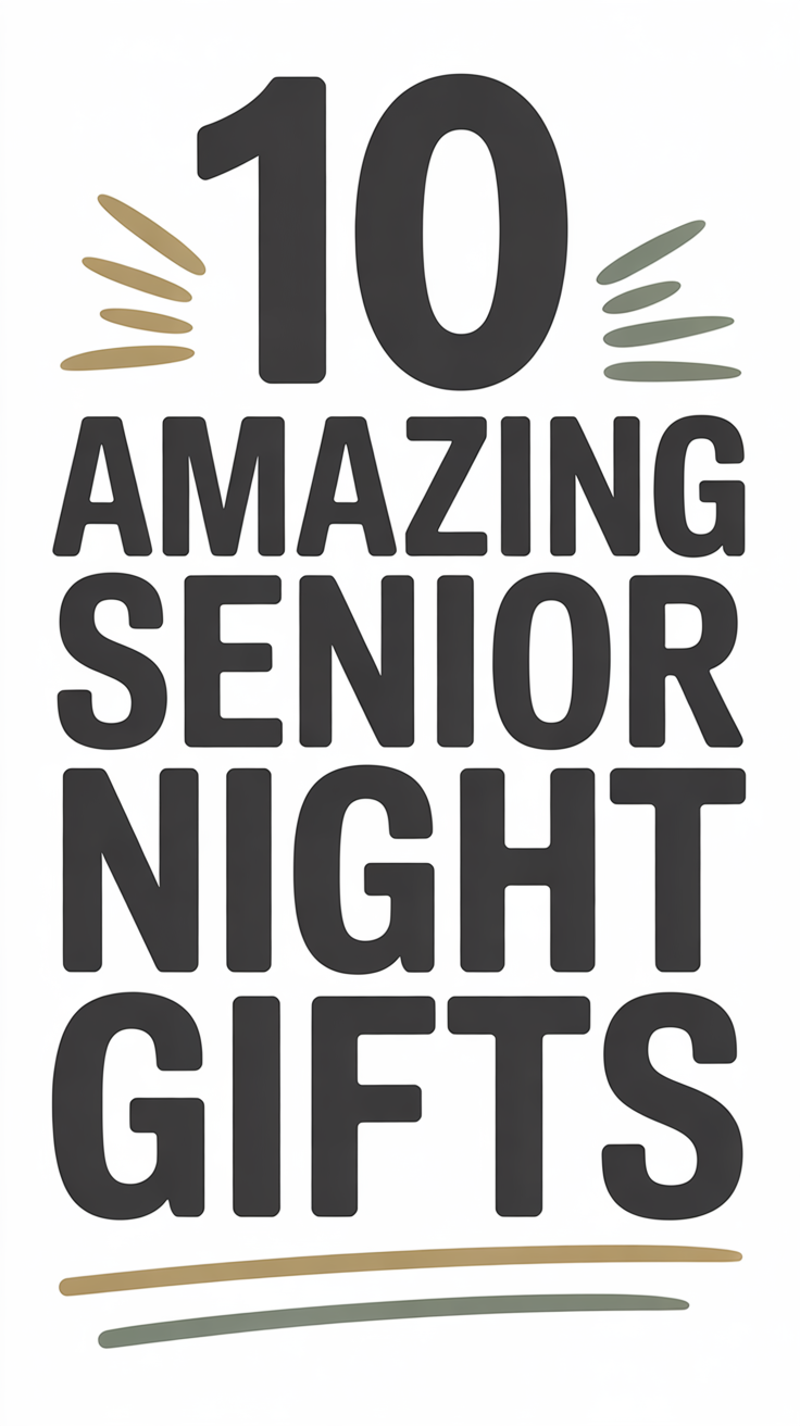 10 Amazing Senior Night Gifts