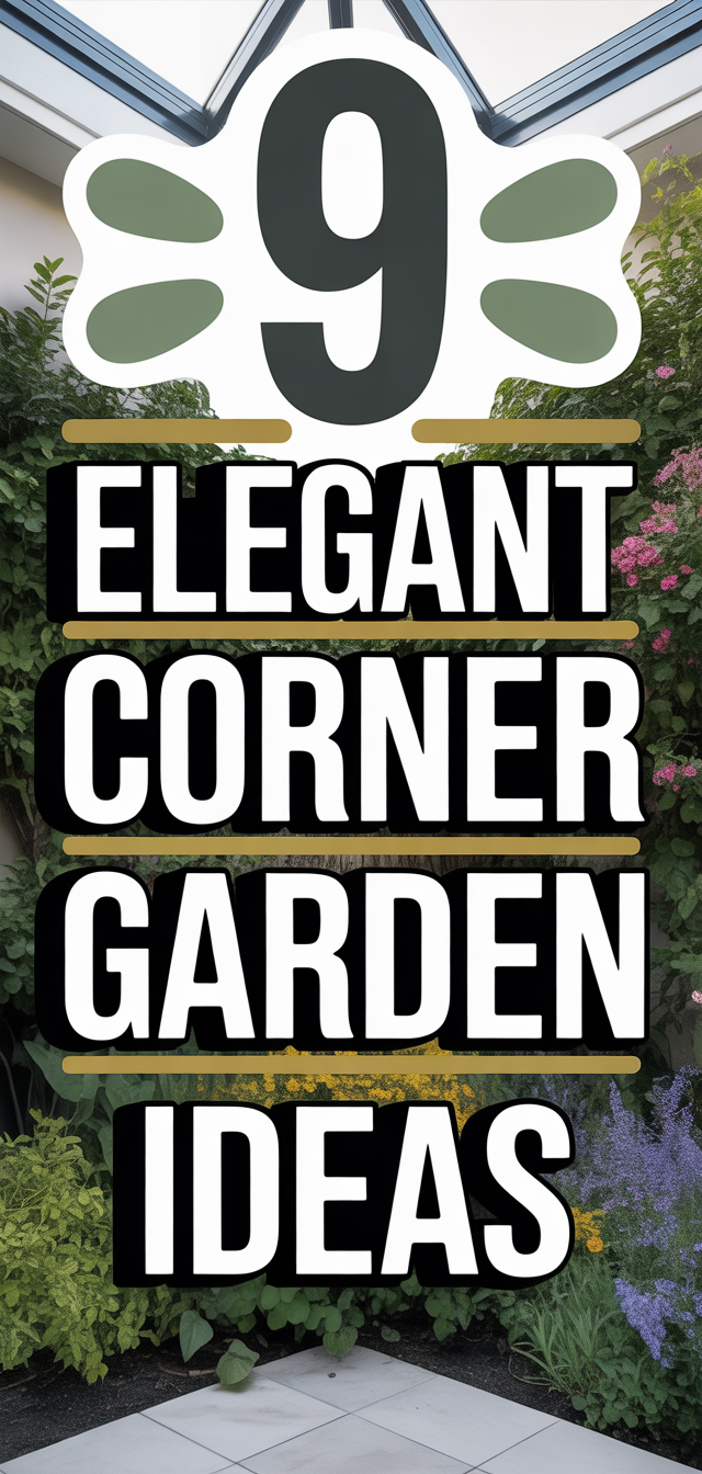 9 Elegant Corner Garden Ideas