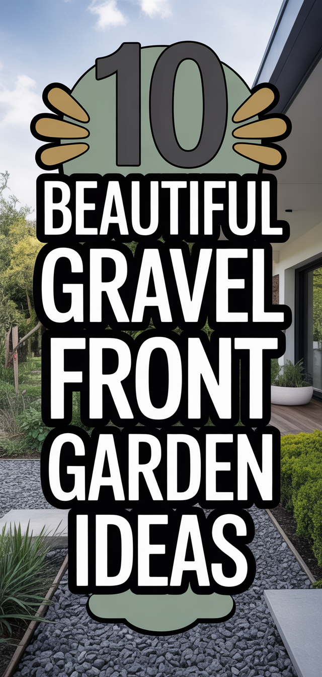 10 Beautiful Gravel Front Garden Ideas