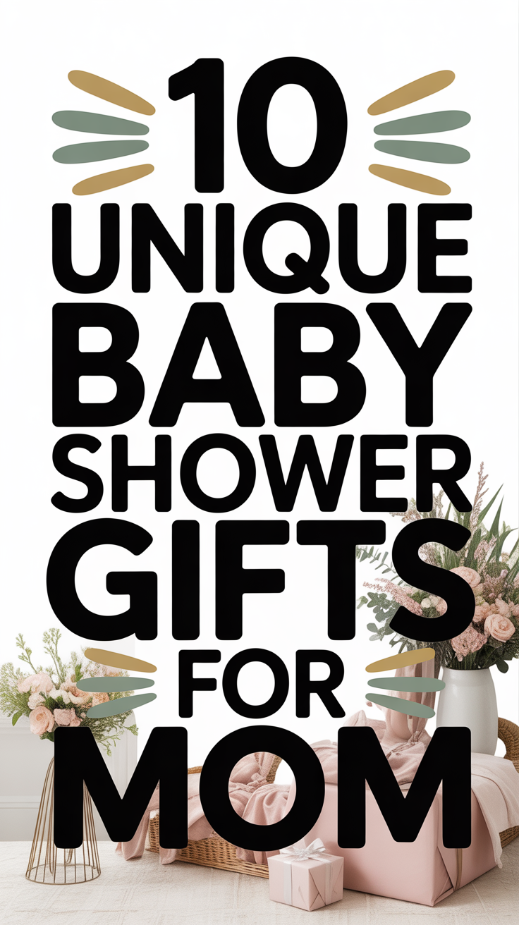 10 Unique Baby Shower Gifts for Mom