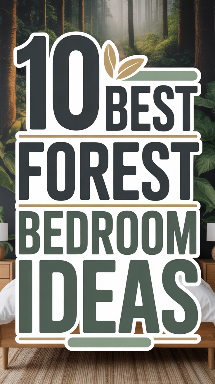 10 Best Forest Bedroom Ideas