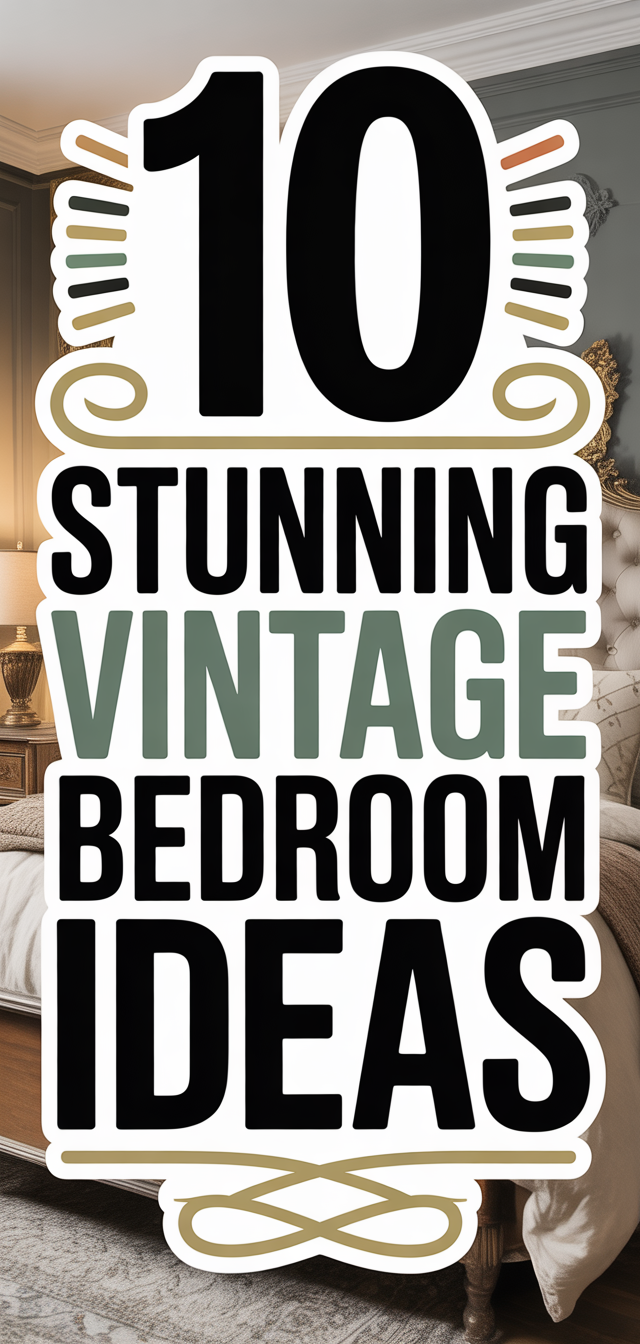 9 Stunning Vintage Bedroom Ideas