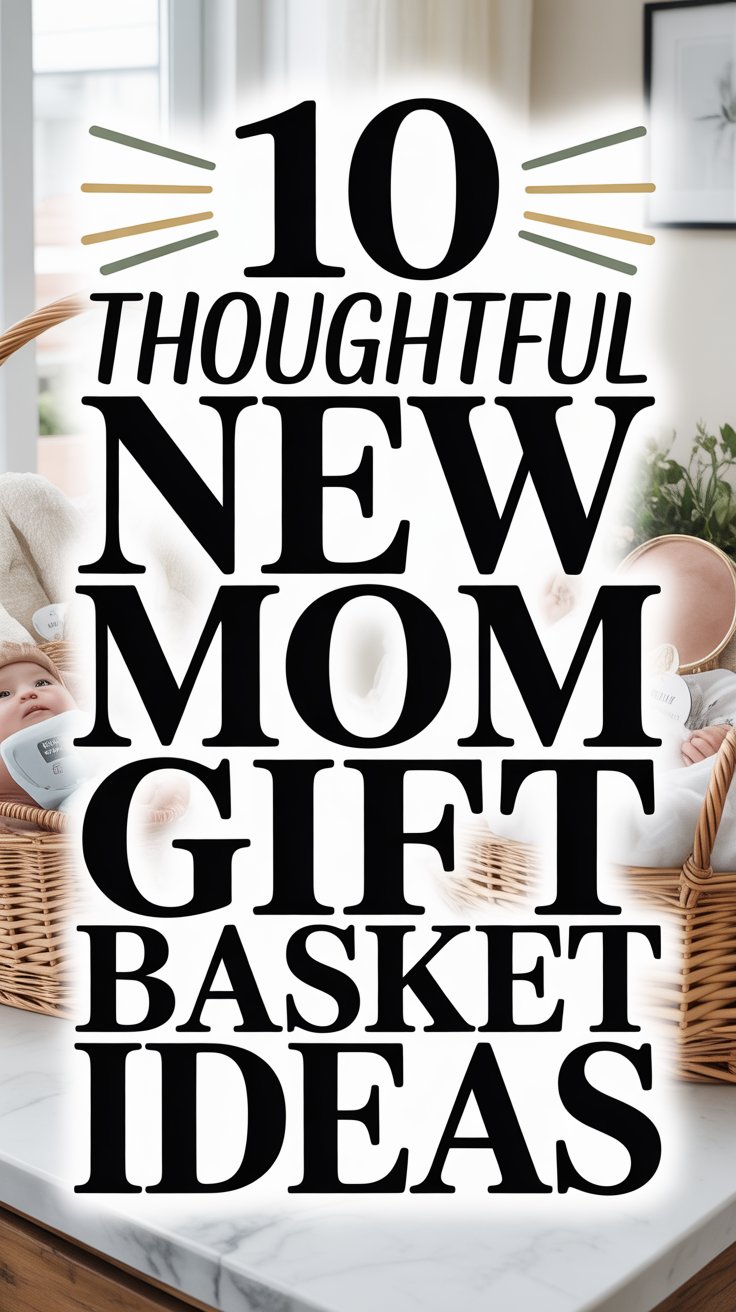 10 Thoughtful New Mom Gift Basket Ideas