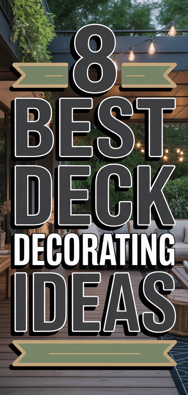 8 Best Deck Decorating Ideas