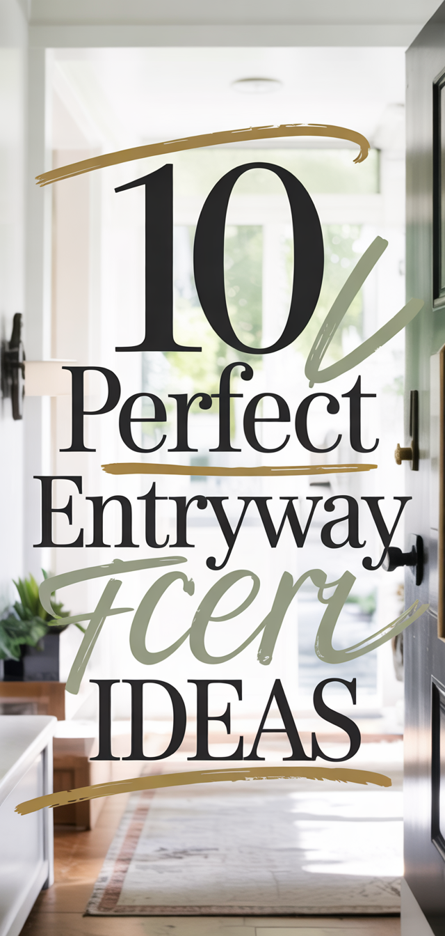 10 Perfect Entryway Ideas