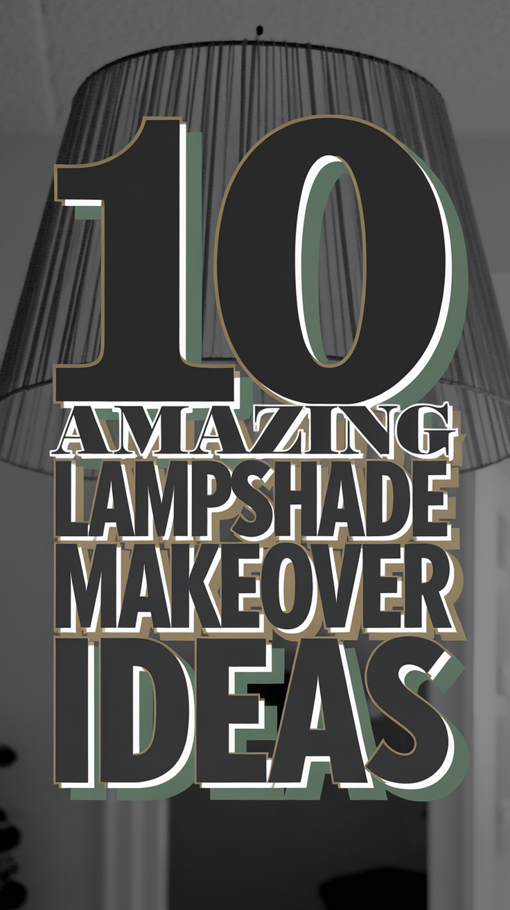 10 Amazing Lampshade Makeover Ideas