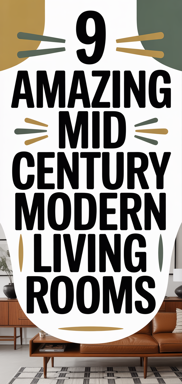 9 Amazing Mid Century Modern Living Rooms
