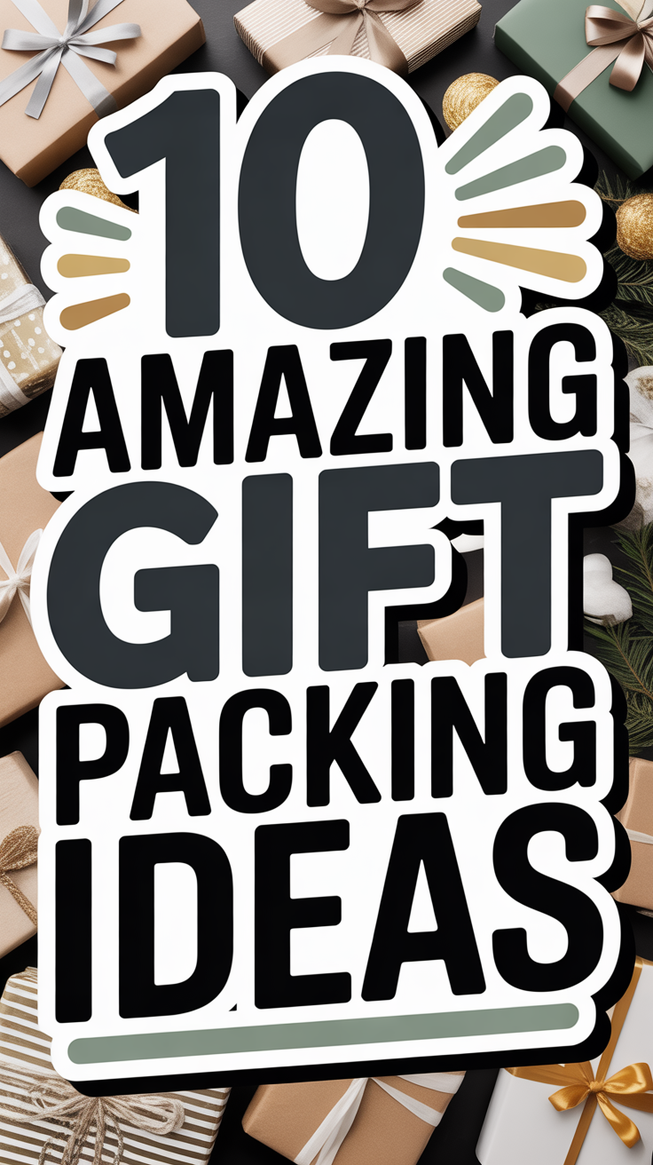 10 Amazing Gift Packing Ideas