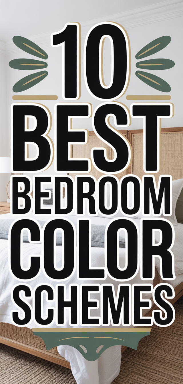 10 Best Bedroom Color Schemes