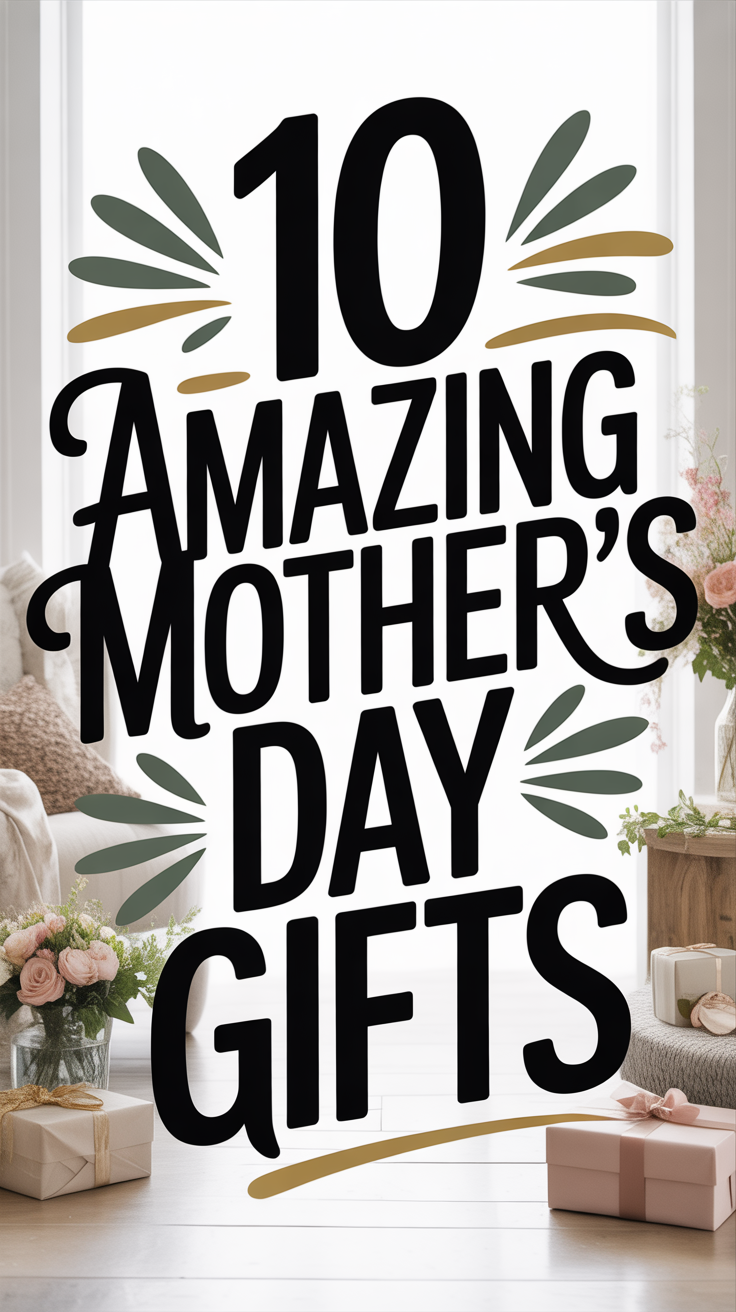 10 Amazing Mother's Day Gifts