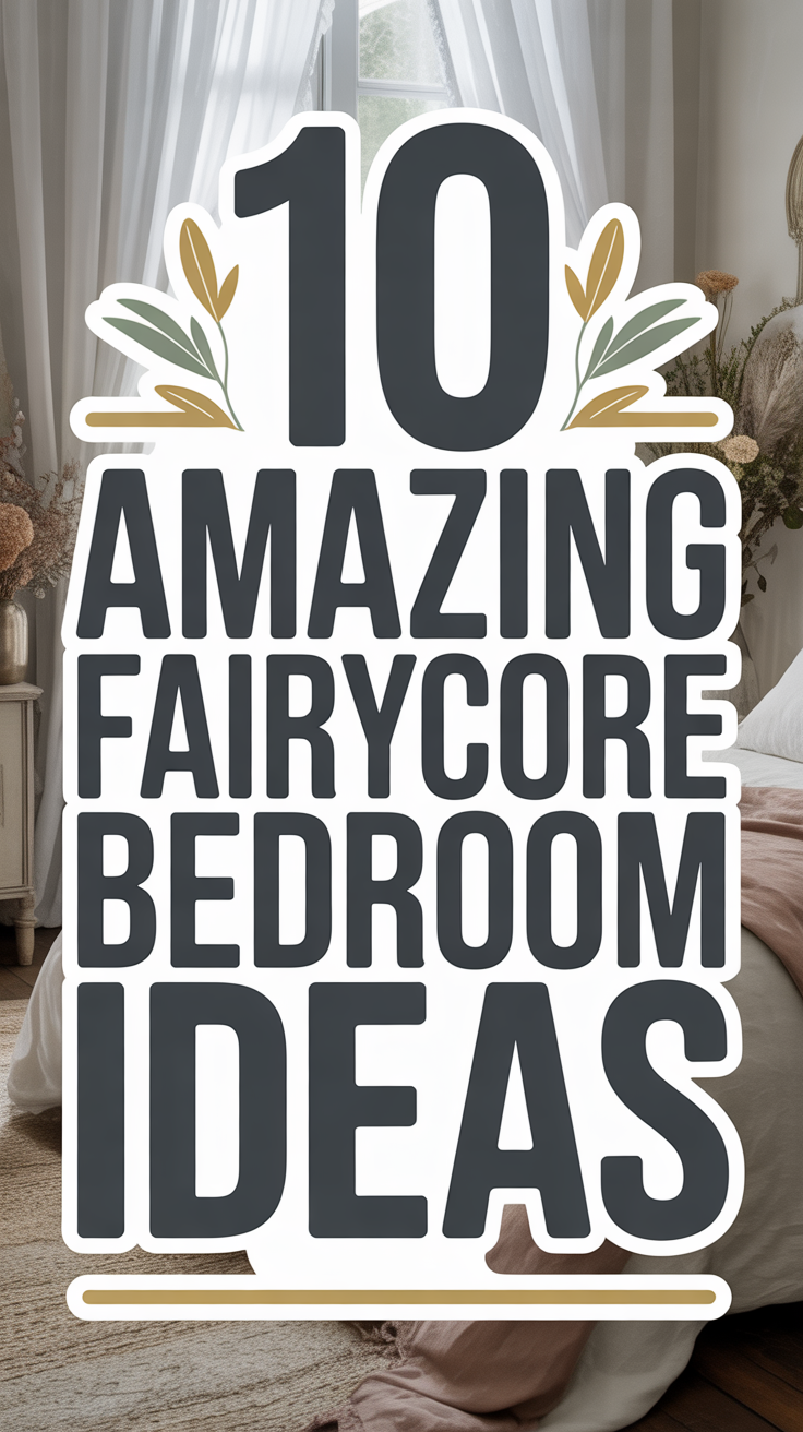 10 Amazing Fairycore Bedroom Ideas