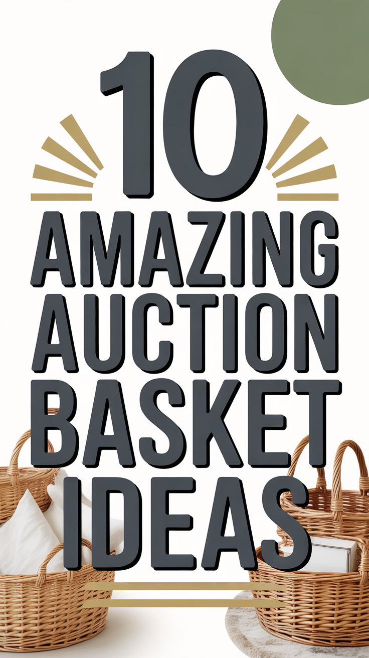 10 Amazing Auction Basket Ideas