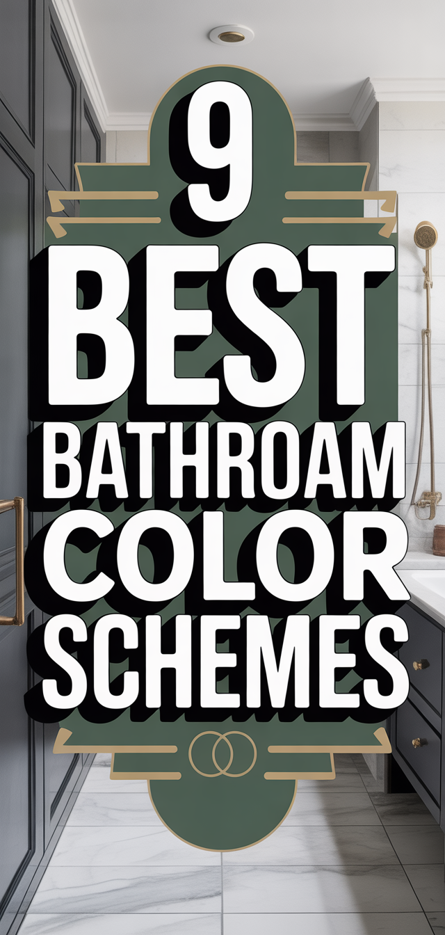 9 Best Bathroom Color Schemes
