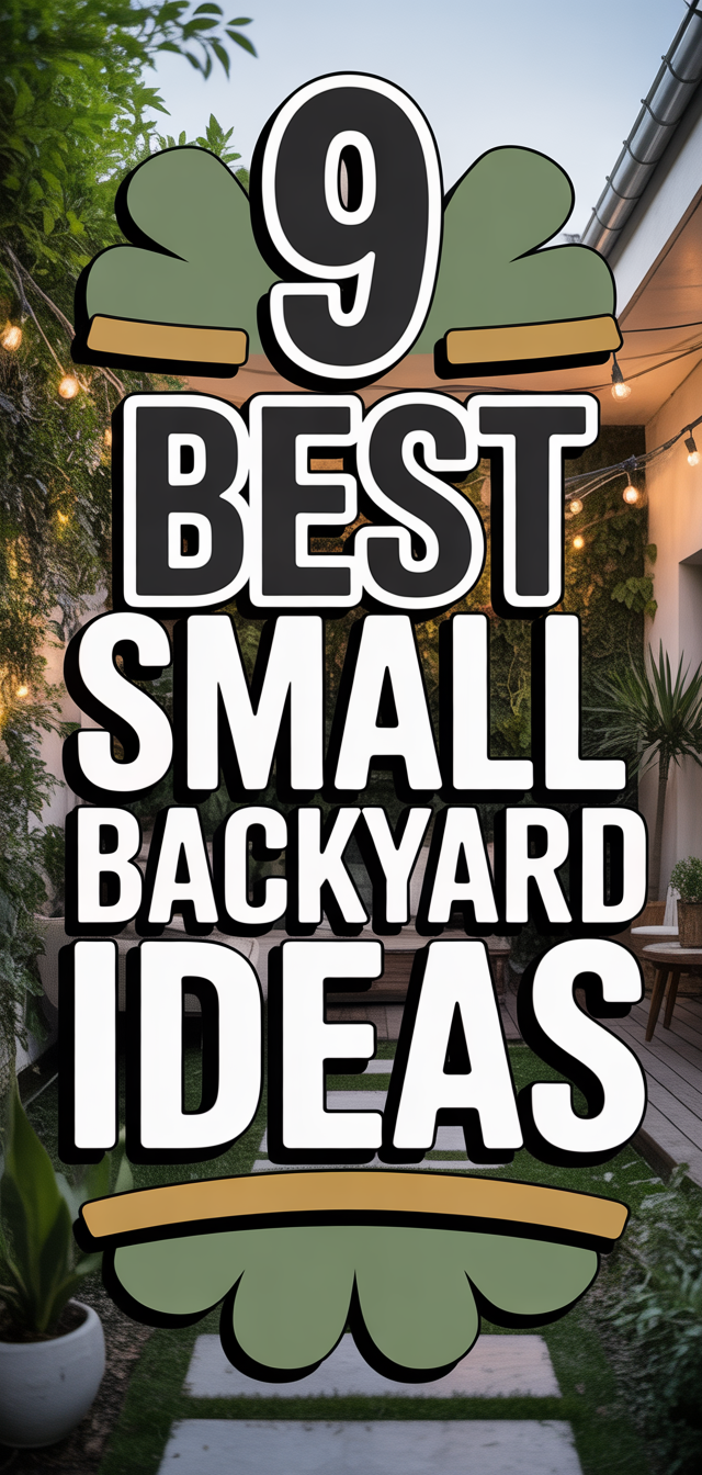 9 Best Small Backyard Ideas