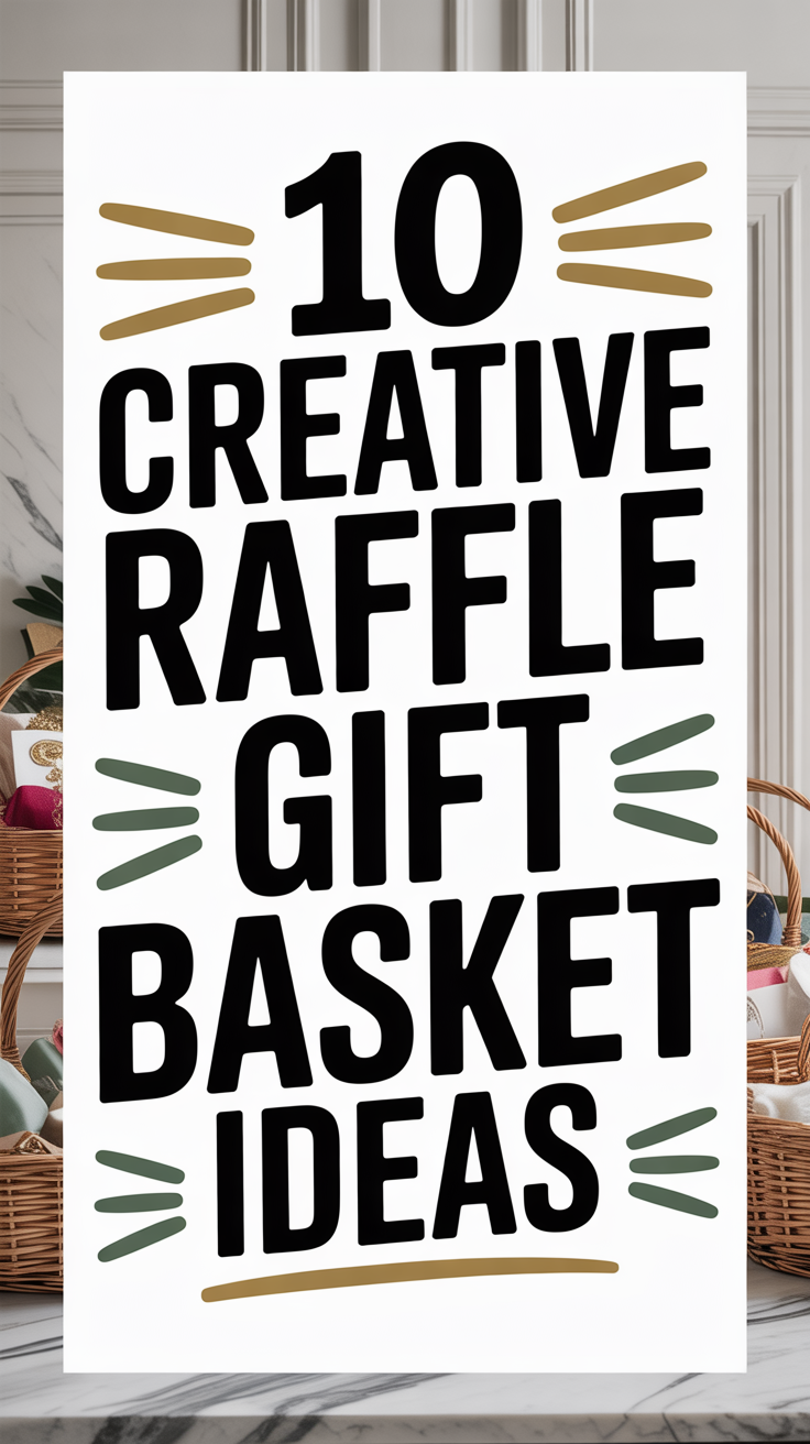 10 Creative Raffle Gift Basket Ideas