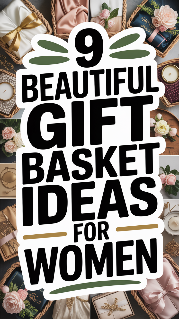 9 Beautiful Gift Basket Ideas for Women