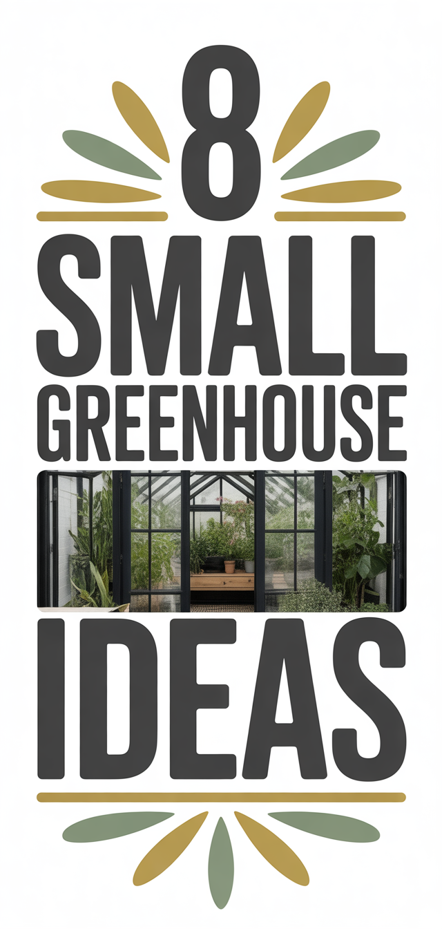 8 Small Greenhouse Design Ideas