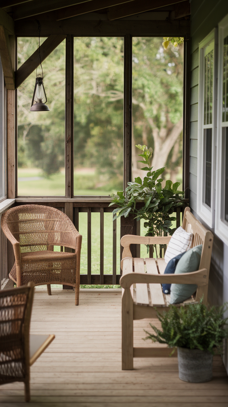 10 Creative Screened In Back Porch Ideas