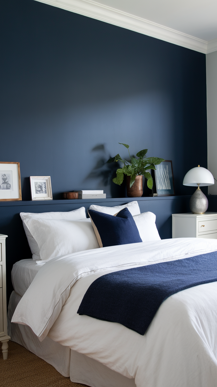 10 Stunning Blue Bedroom Accent Wall Ideas