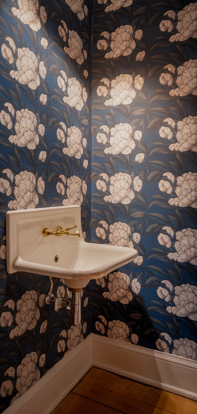 8 Best Wallpapered Bathrooms