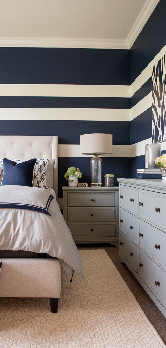 9 Perfect Grey and Navy Bedroom Ideas