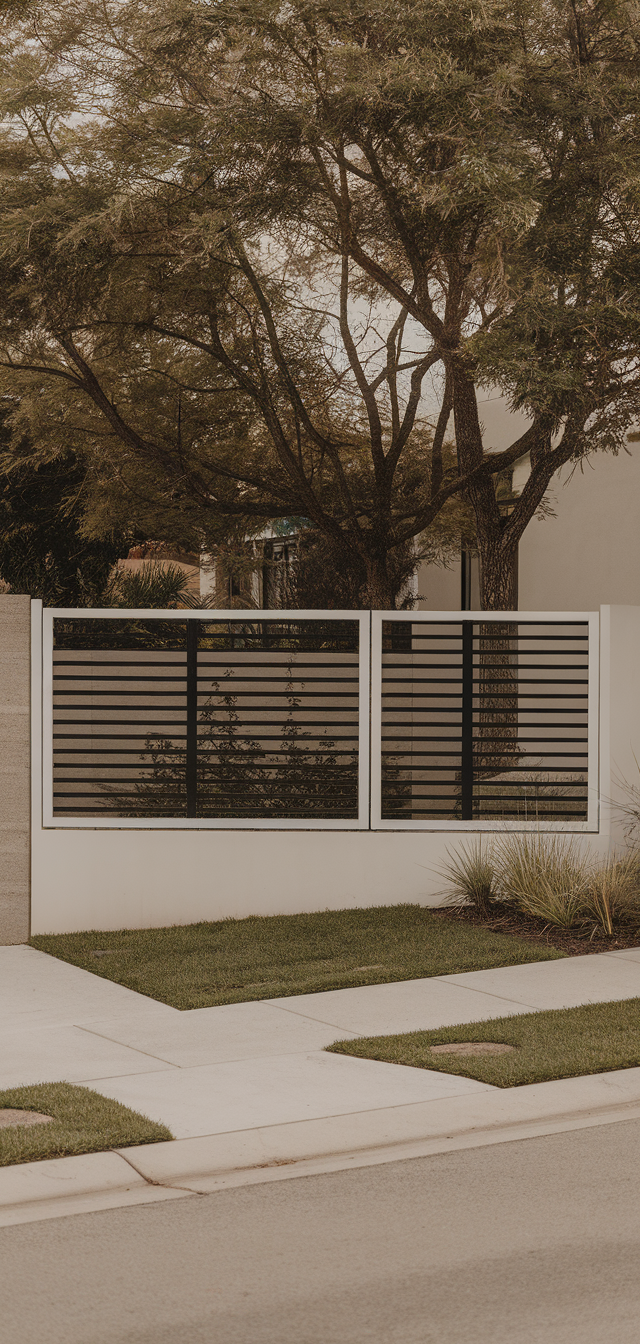 10 Amazing Front Yard Fence Ideas