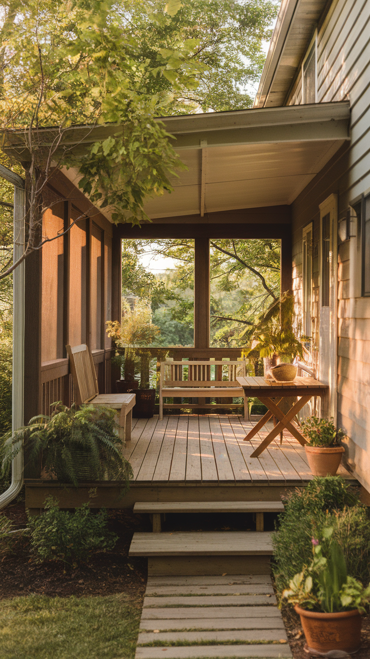 10 Creative Screened In Back Porch Ideas