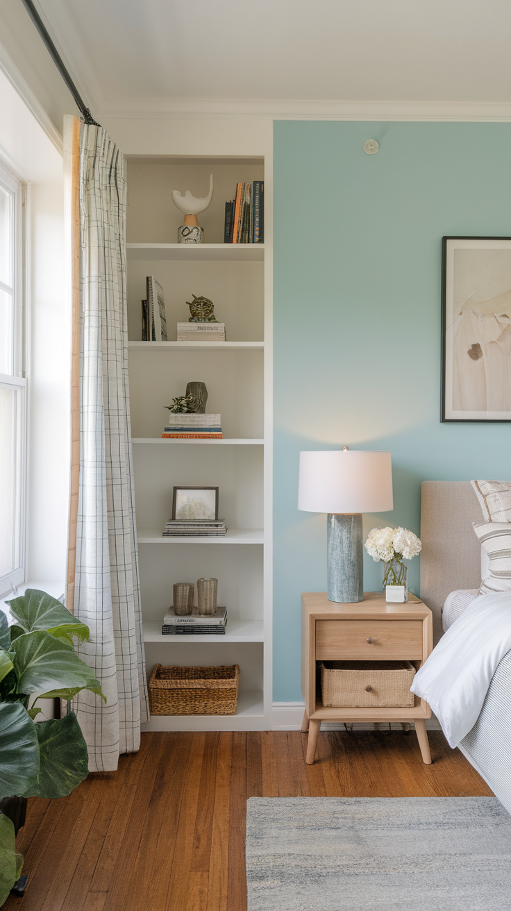 10 Stunning Blue Bedroom Accent Wall Ideas