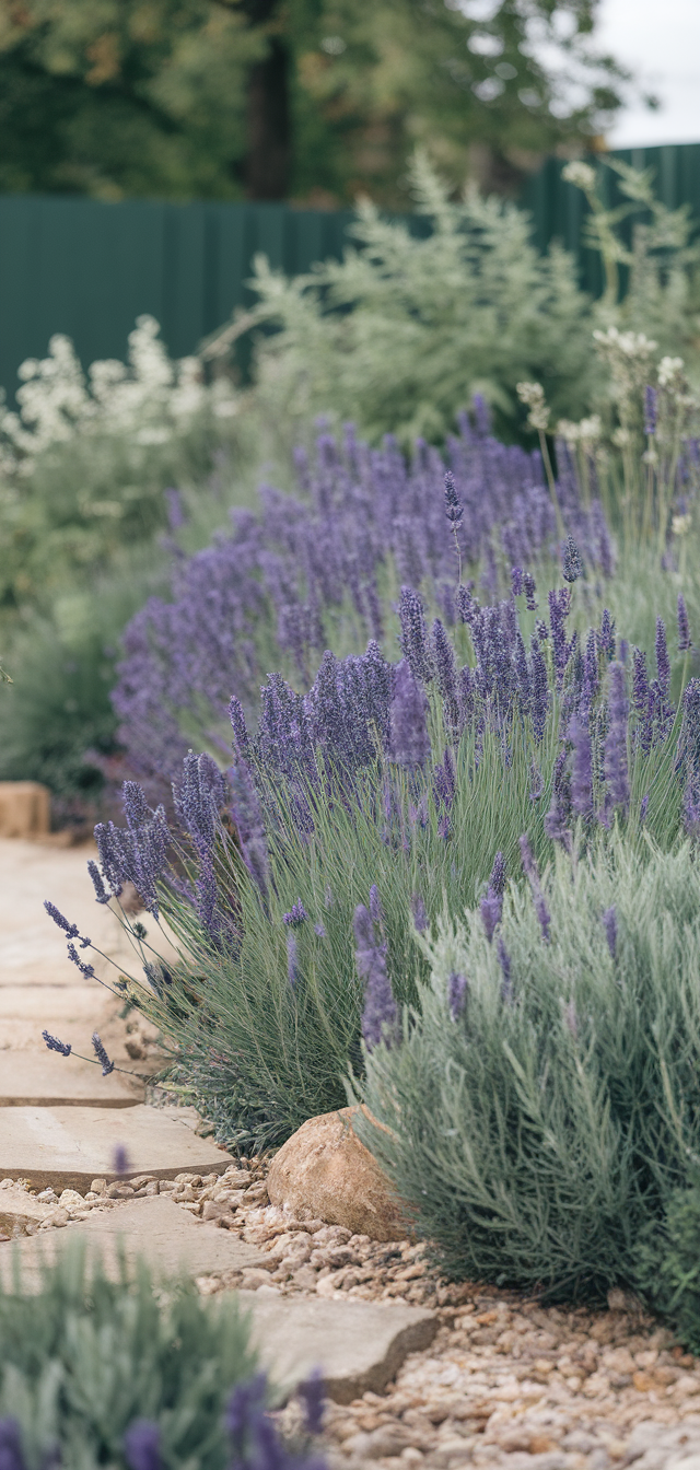 10 Best Lavender Flower Bed Inspiration Ideas