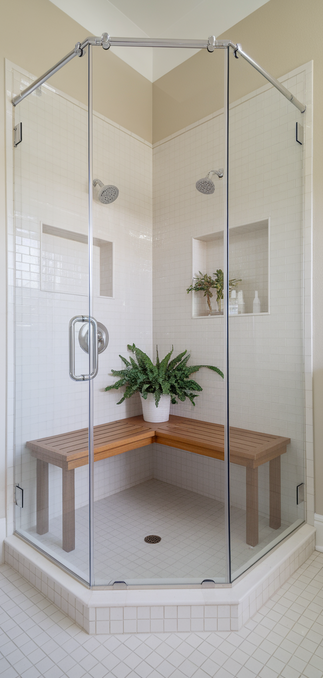 10 Amazing walk-in showers with benches