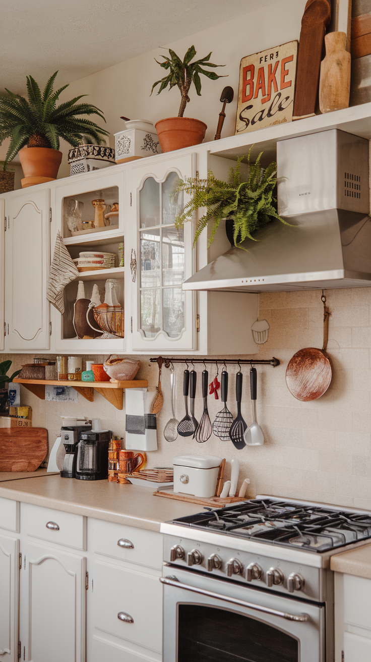 10 Amazing Above Kitchen Cabinet Decor Ideas