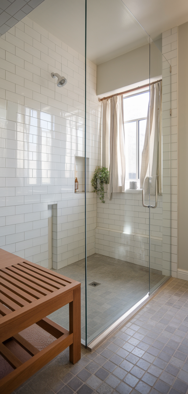 10 Amazing walk-in showers with benches