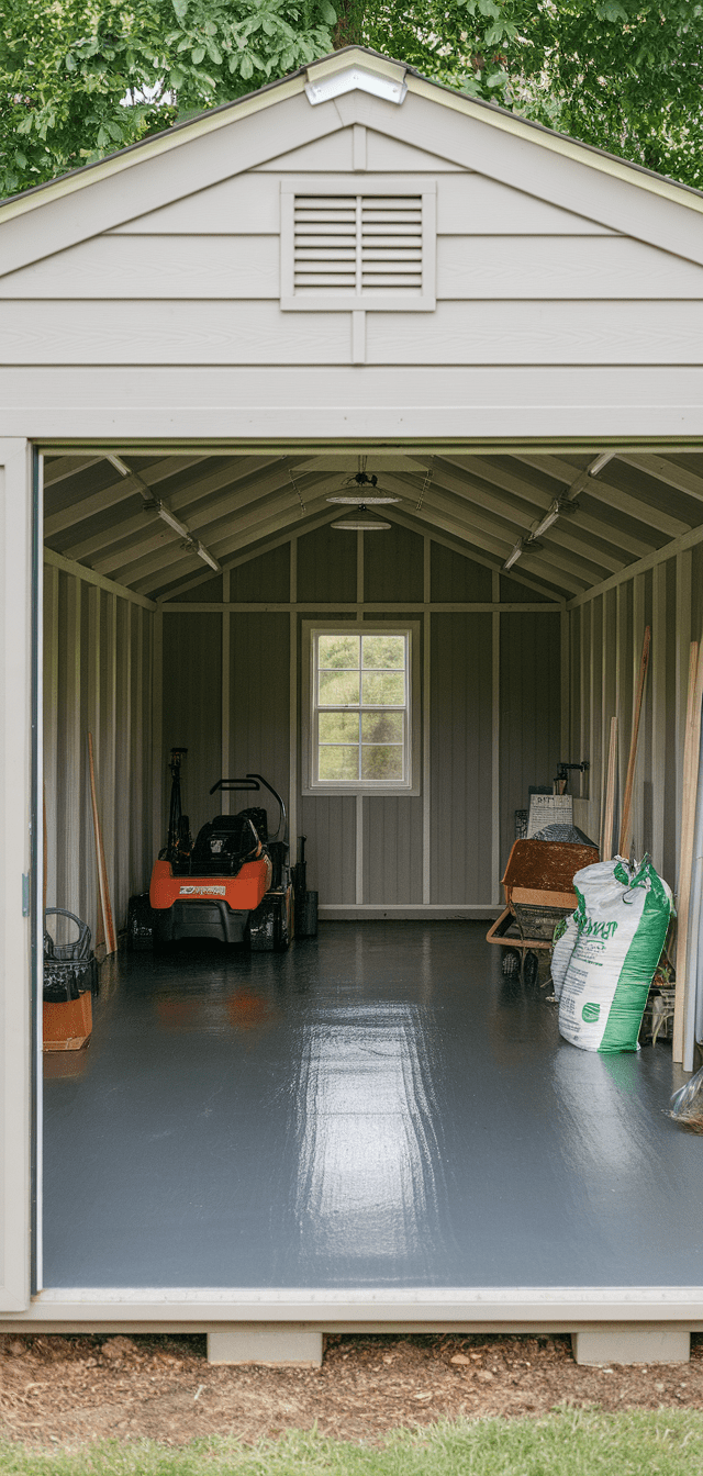 9 Best Shed Flooring Ideas