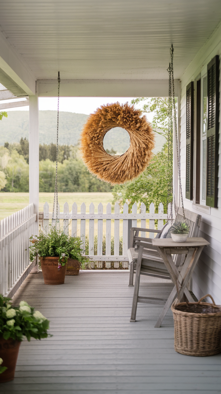10 Rustic Farmhouse Porch Decor Ideas