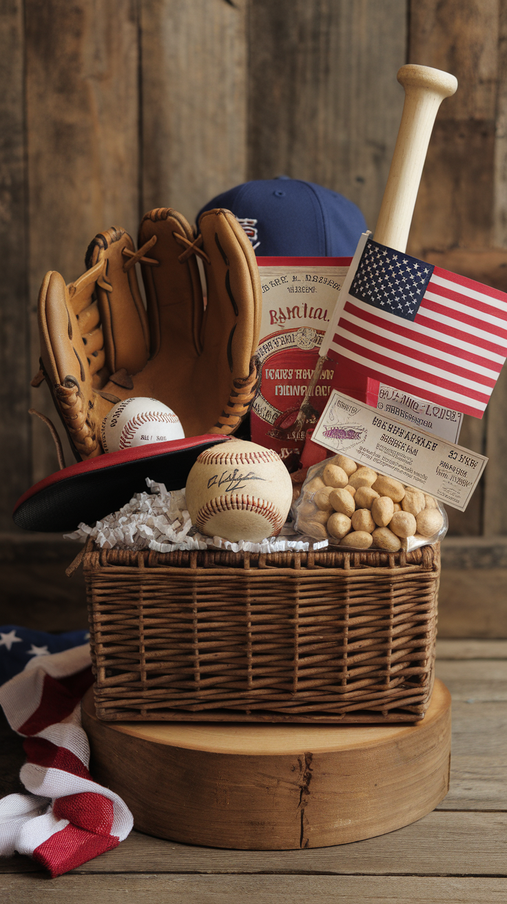 10 Creative Baseball Gift Basket Ideas

