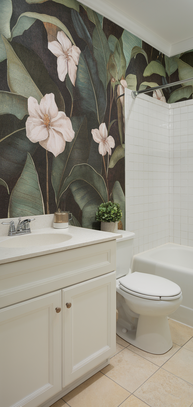 8 Best Wallpapered Bathrooms