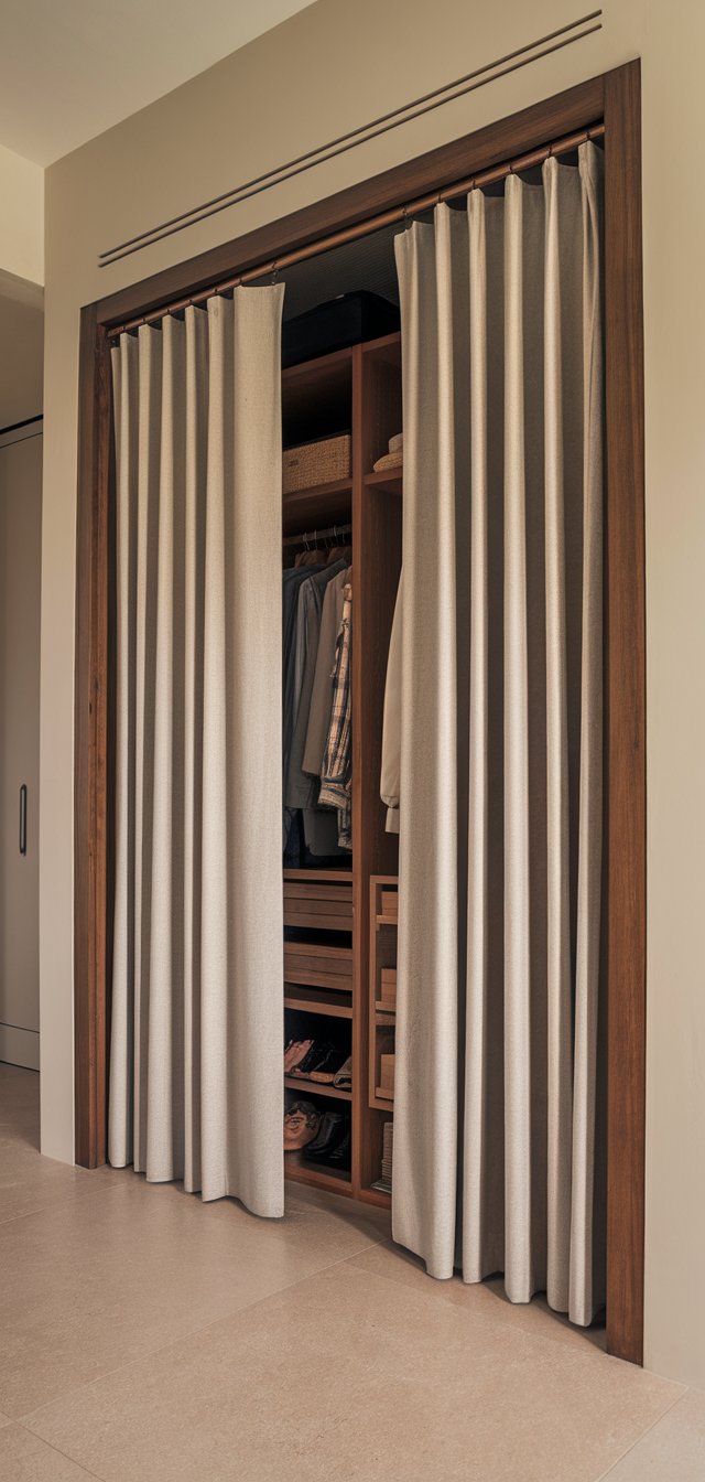 8 Amazing Curtain Closet Door Ideas