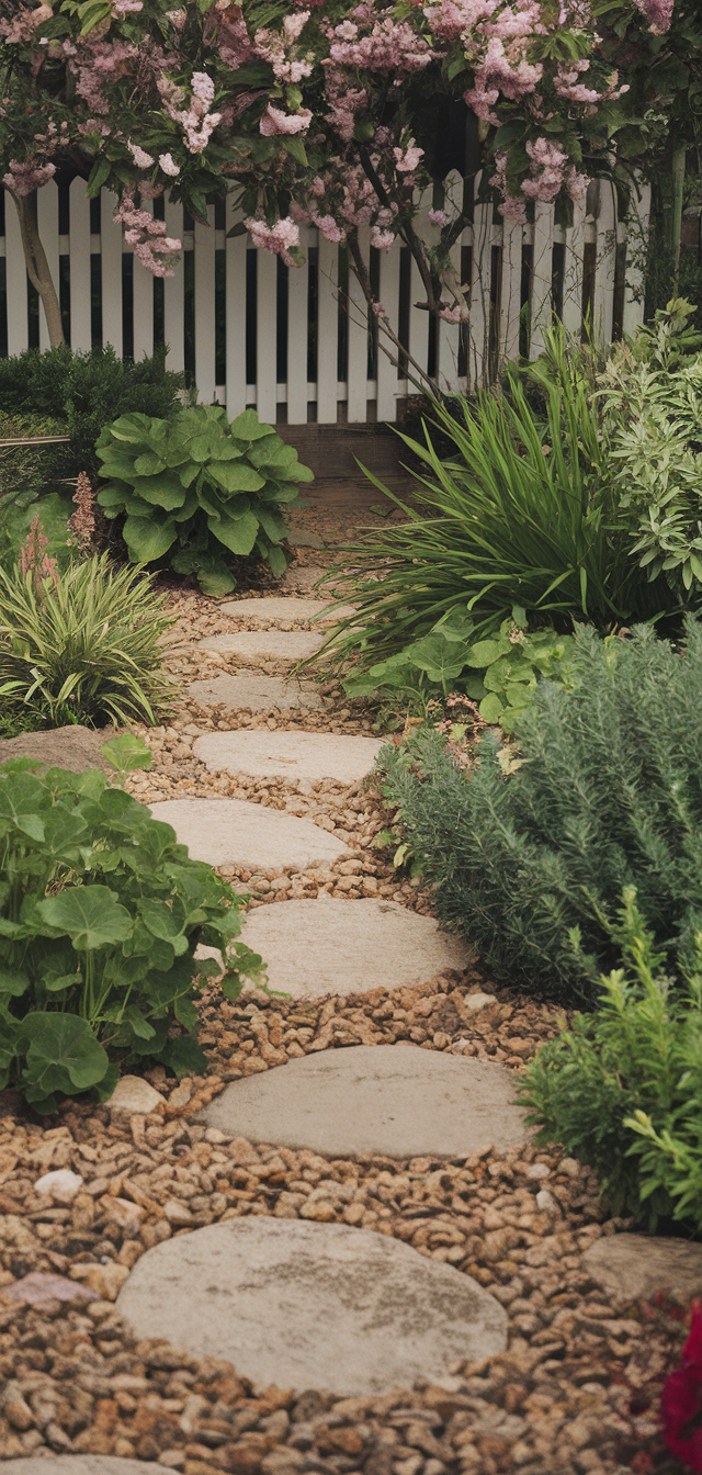 10. Minimalist Gravel Front Garden With Clean Lines