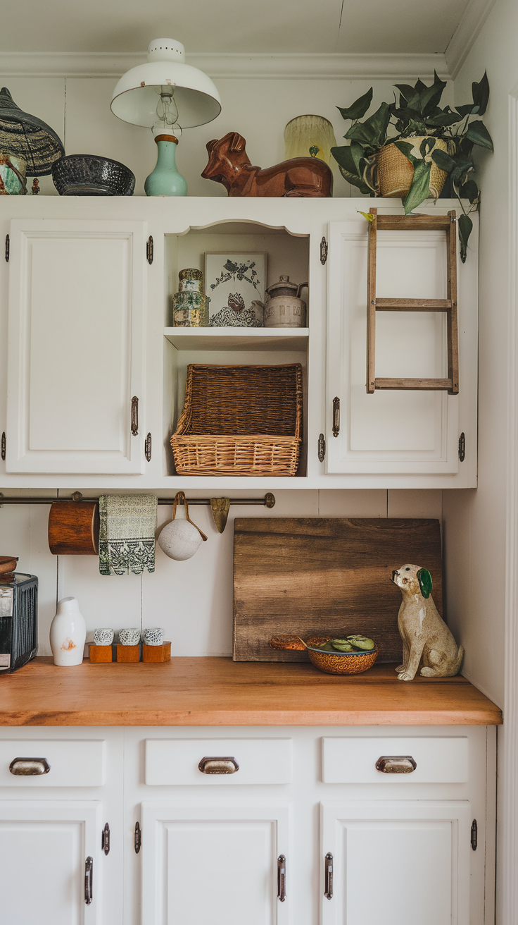 10 Amazing Above Kitchen Cabinet Decor Ideas