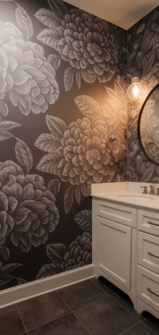 8 Best Wallpapered Bathrooms