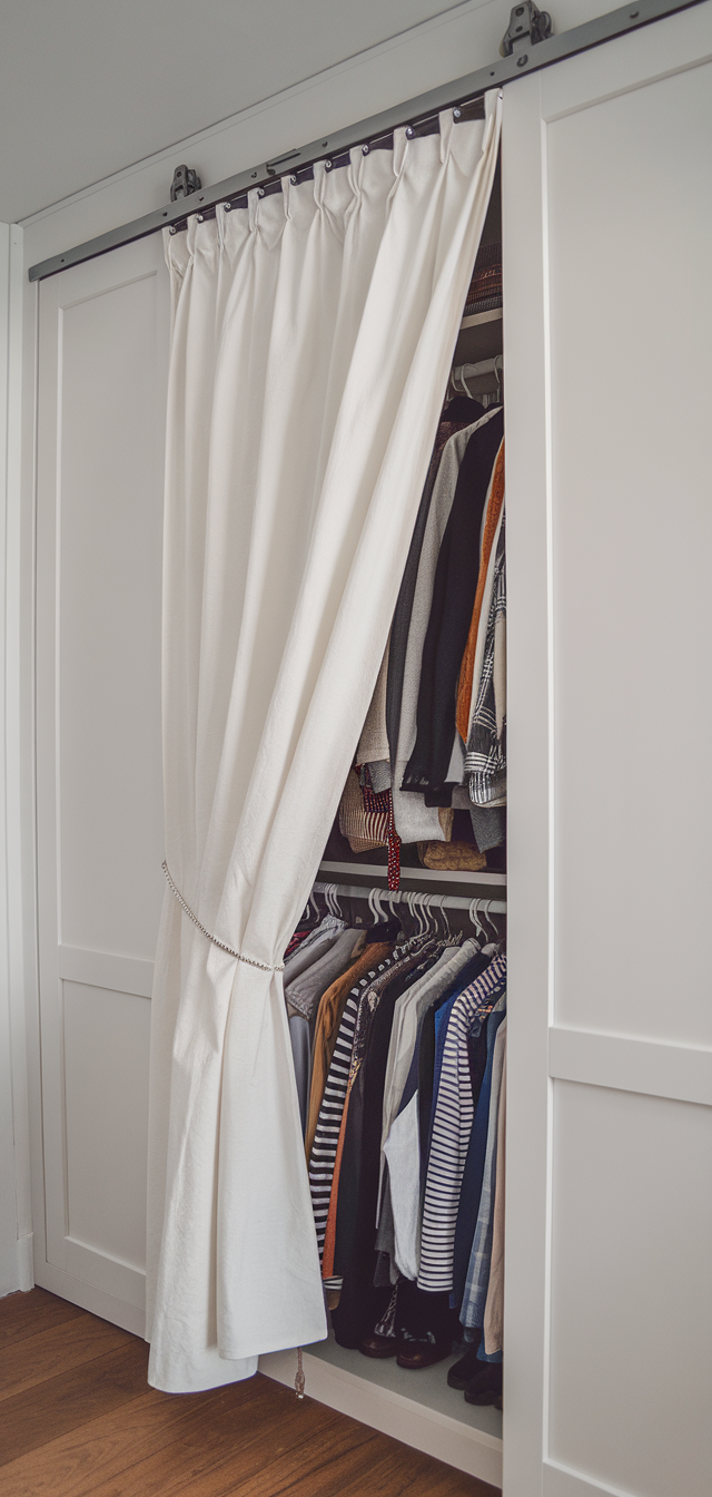 8 Amazing Curtain Closet Door Ideas