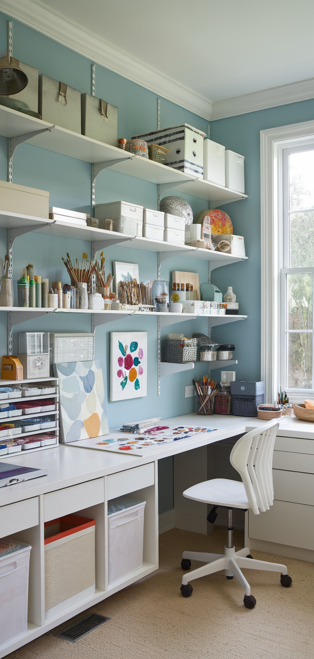 9 Amazing Craft Room Layout Ideas