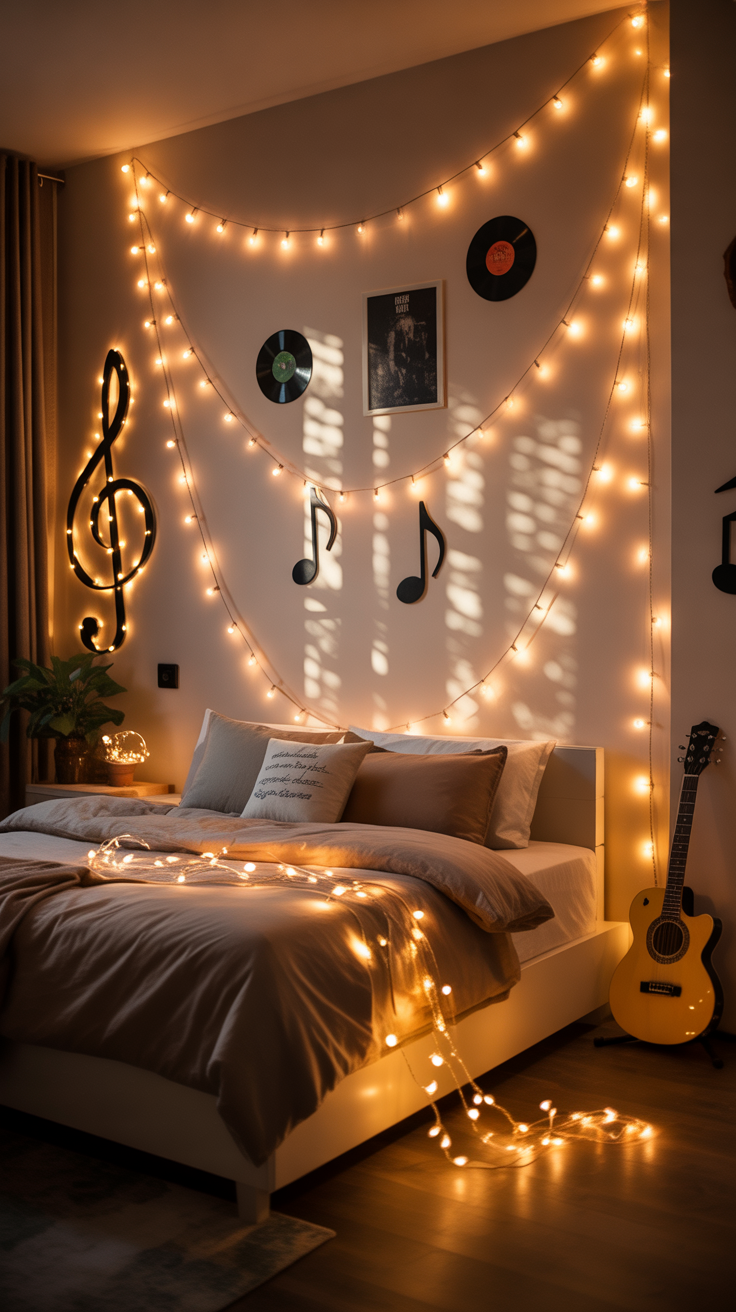 10 Creative Music-Themed Bedroom Ideas