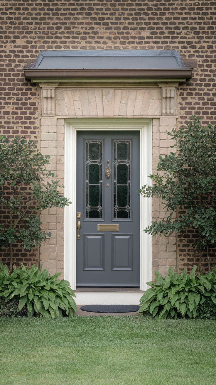10 Amazing Front Door Colors for Red Brick House