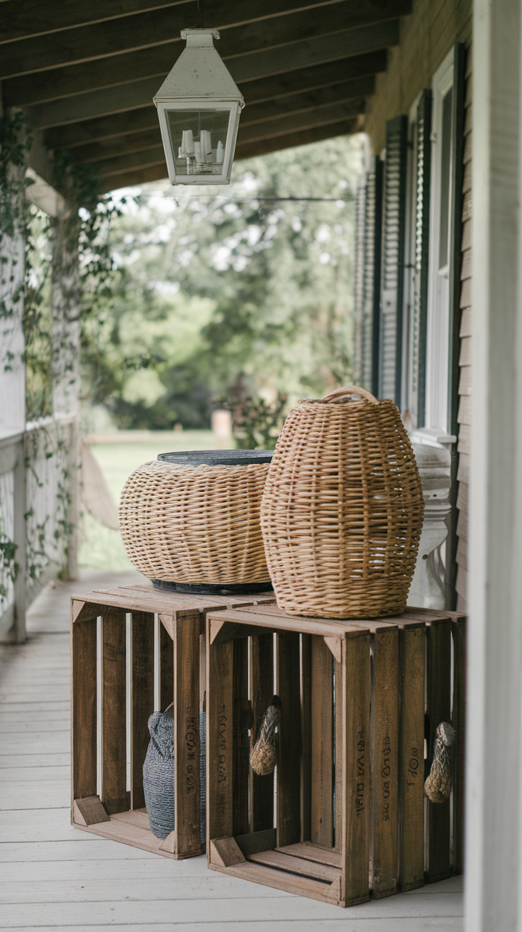 10 Rustic Farmhouse Porch Decor Ideas